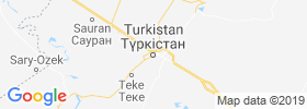 Turkestan map